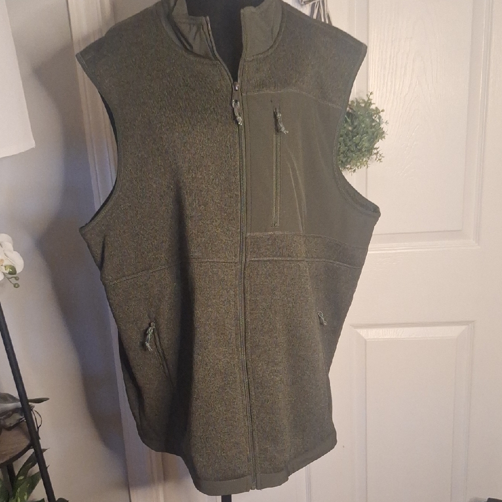 George Men's Dark Green Vest